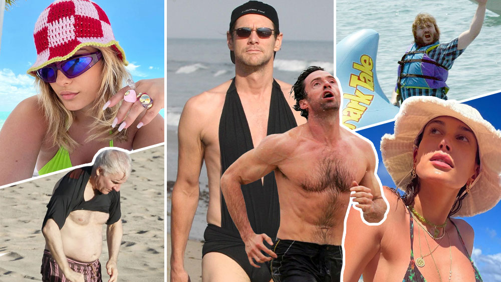 Hilarious Celebrity Beach Moments Captured On Camera