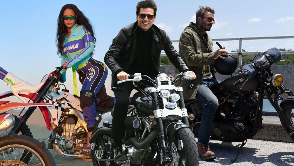 27 Celebrities Who Love Their Motorcycles